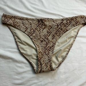 (New)Aerie Python Print Bikini Bottom